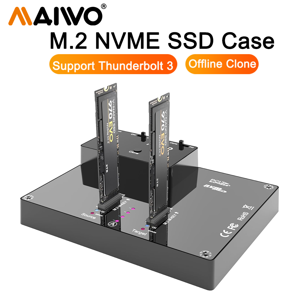MAIWO 2 Bay M2 NVMe Docking St - đánh giá và giá 8Tb M2 Nvme Ssd