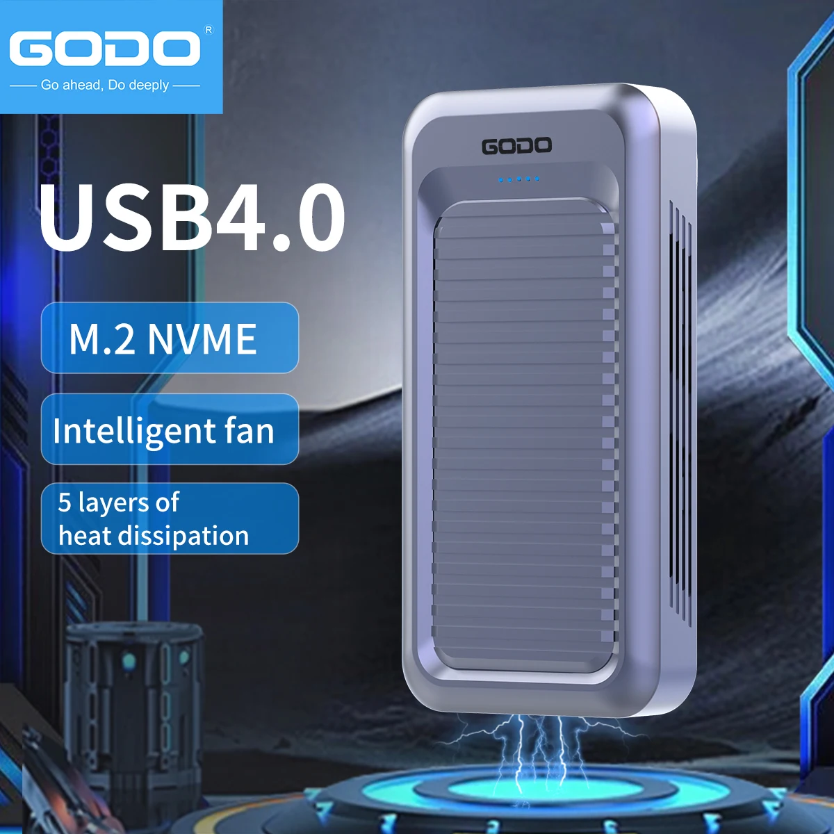 GODO 40Gbps External Hard Driv - đánh giá và giá Thunderbolt 4 External Ssd 4Tb