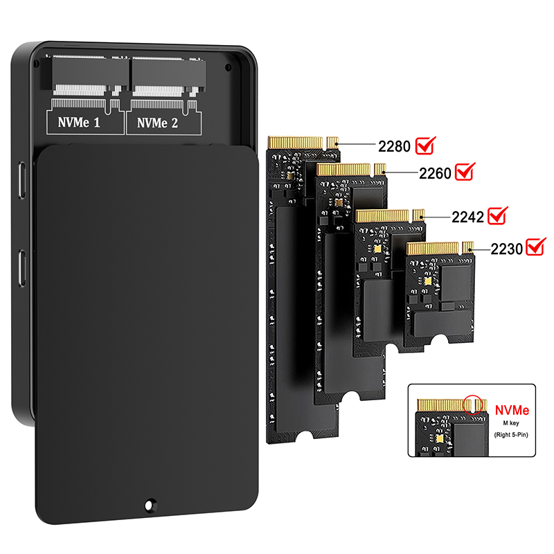 Dual Bays M.2 NVME Docking Sta - đánh giá và giá 8Tb M2 Nvme Ssd