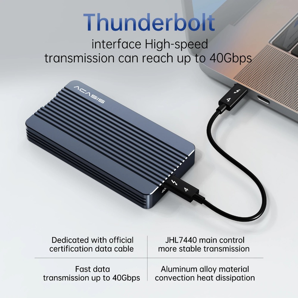 ACASIS 40Gbps M.2 NVMe SSD Enc - đánh giá và giá 8Tb M2 Nvme Ssd