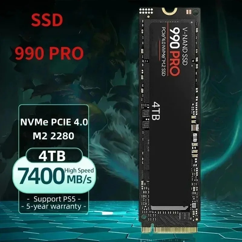 990 PRO Genuine SSD – 512GB/1T - đánh giá và giá Pcie 4.0 4Tb 2280 Ssd 7450Mbps